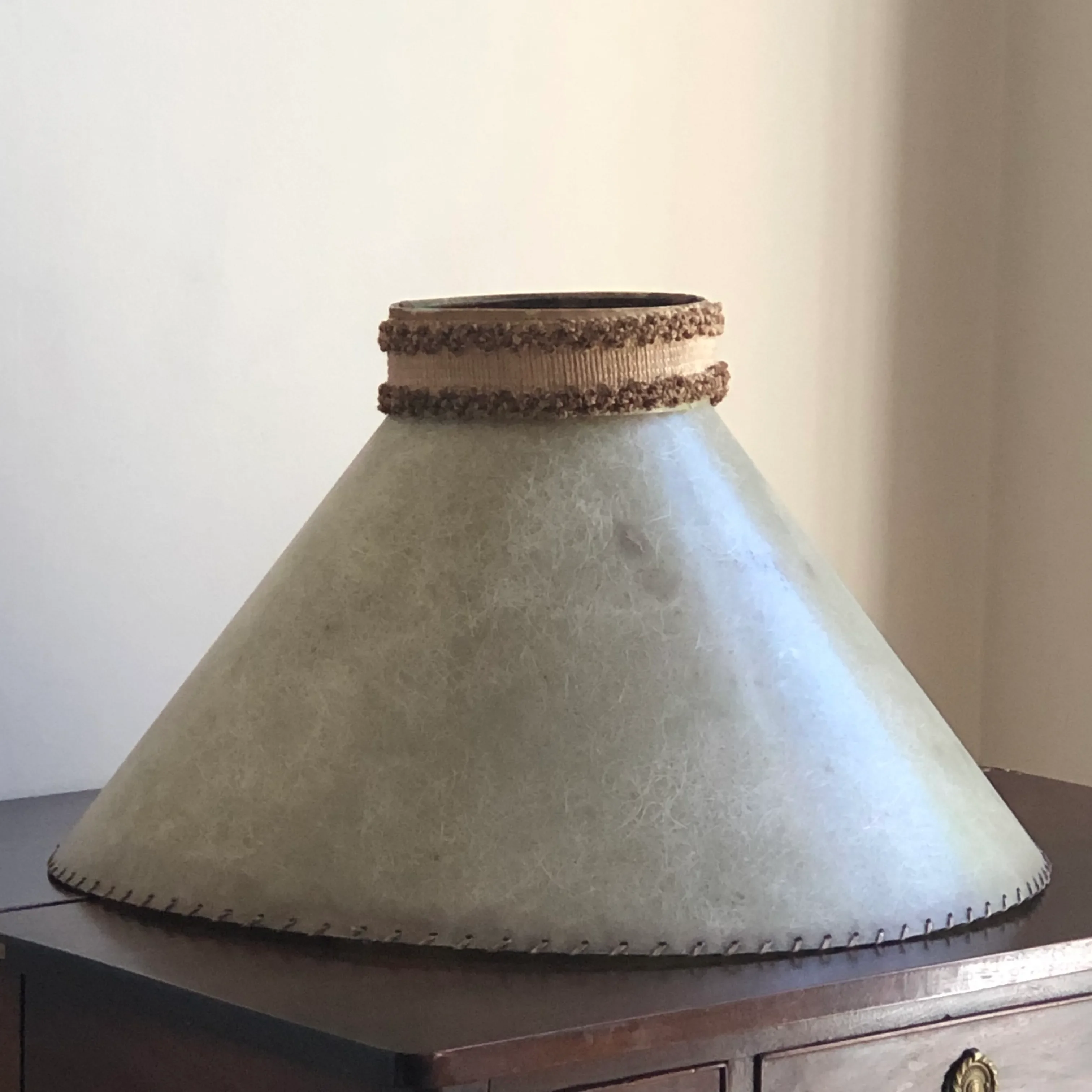 1950s Mid-Century Modern Fiberglass Lamp Shade | Chairish