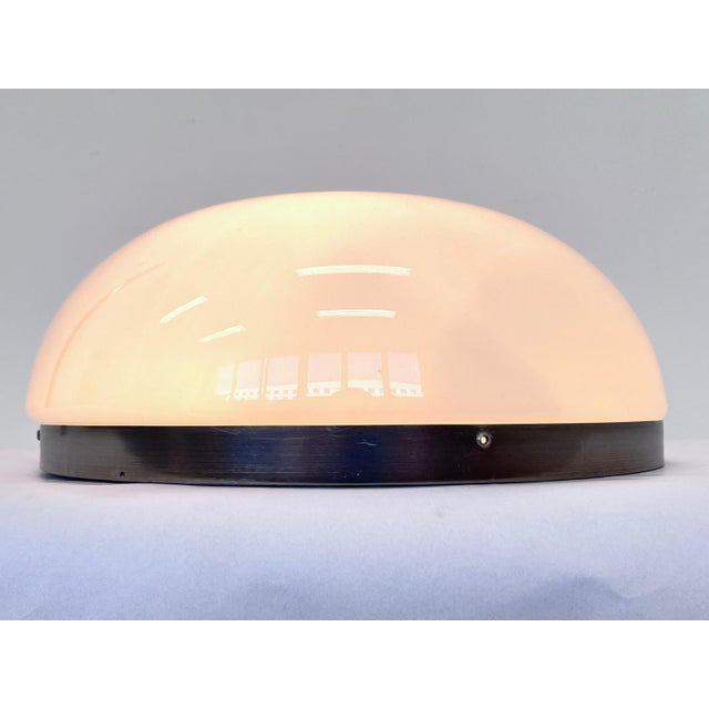 Big Bauhaus Chrome Wall Lamp, 1940s For Sale - Image 4 of 9