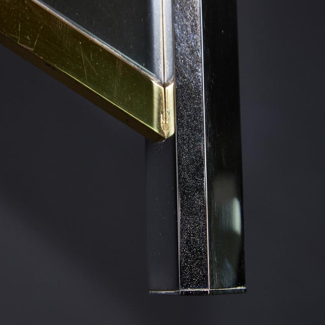 Vintage Chrome and Gold-Plated Wall Lamp by Gaetano Sciolari, 1970s For Sale - Image 9 of 15