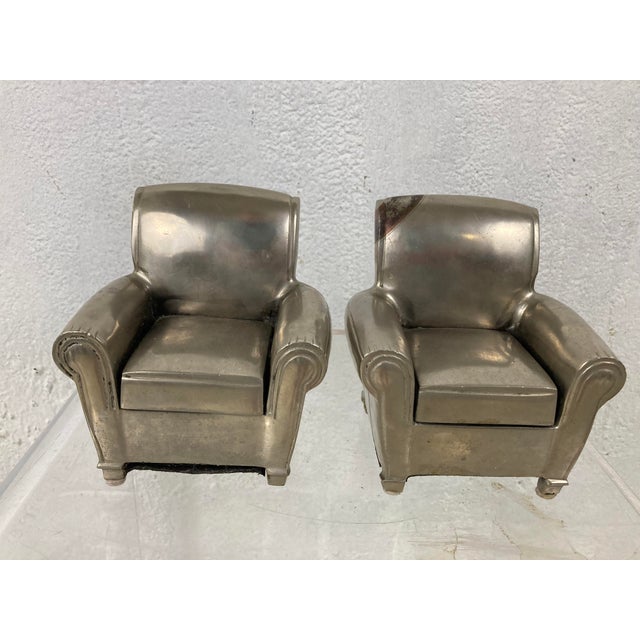 Metal Miniature Chrome Club Chairs For Sale - Image 7 of 7