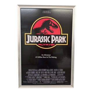 Cinematic Movie Poster Jurassic Park, Framed For Sale