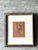 Vintage Portrait Drawing in Frame For Sale - Image 10 of 13
