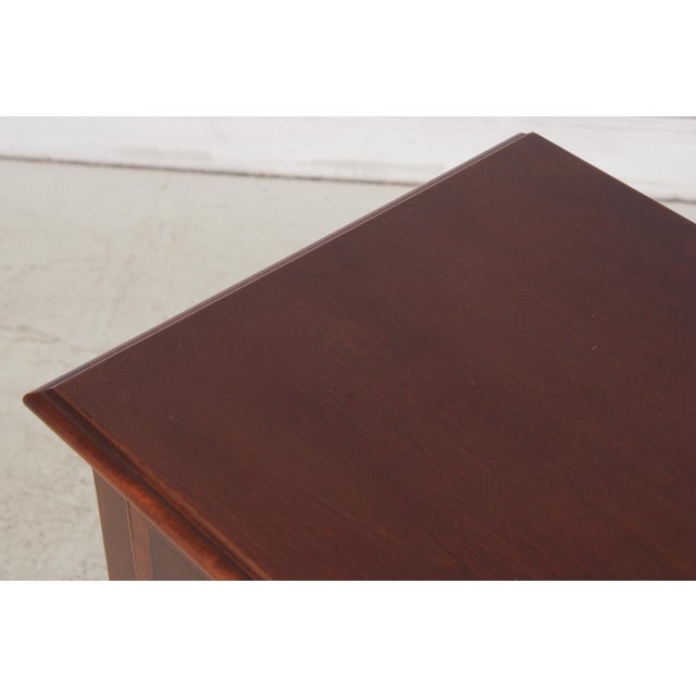 Pair of Ethan Allen Cherry Nightstands For Sale - Image 14 of 18