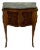 Antique French Louis XV Style Walnut Marble Top Side Table For Sale