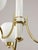 Mid-Century Italian Brass and Opaline Chandelier For Sale - Image 10 of 16