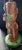 Green 1930s American Chalkware Lamp of a Lady With Pot. Original Paint, Cord and Pull Chain For Sale - Image 8 of 10