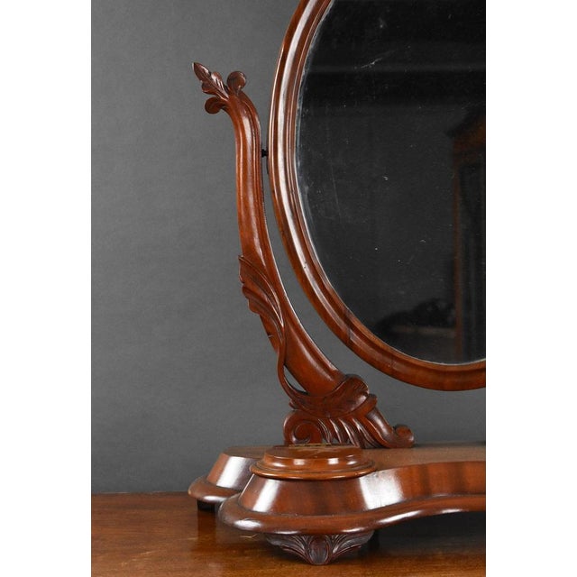 Victorian Mahogany Toilet Mirror, 1860 For Sale - Image 4 of 6