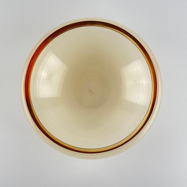 1980s Large Sculptural Murano Glass Bowl by Simone Cenedese, Italy, 1980s For Sale - Image 5 of 12
