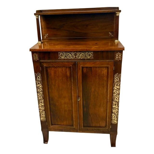 Antique Regency Mahogany Chiffonier or Side Cabinet, 1820 For Sale