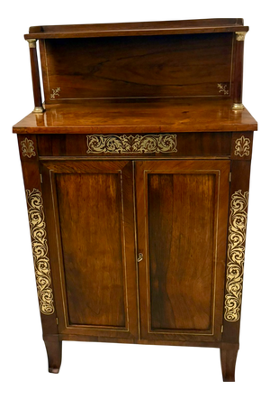 Antique Regency Mahogany Chiffonier or Side Cabinet, 1820