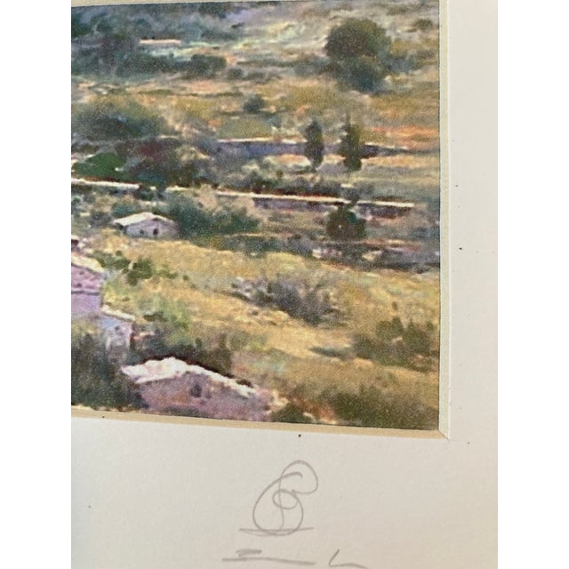 Painting of a Village in Majorca. Purchased in Majorca Spain. For Sale - Image 9 of 10