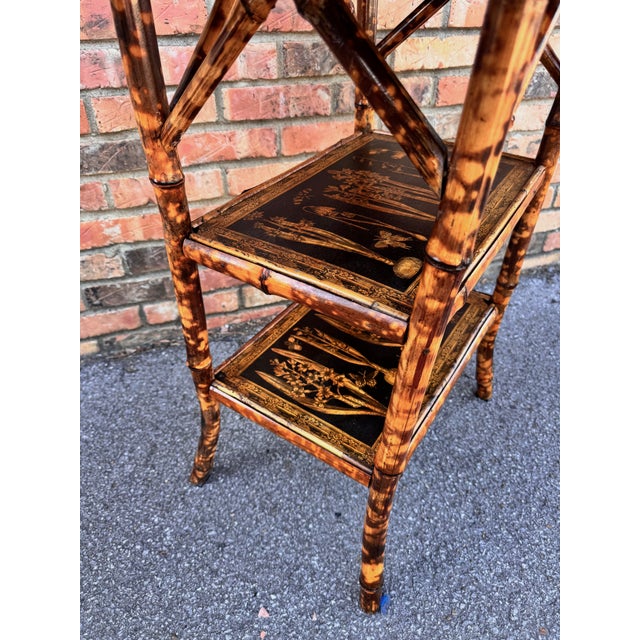 Wood 19th Century Decoupaged Table For Sale - Image 7 of 7