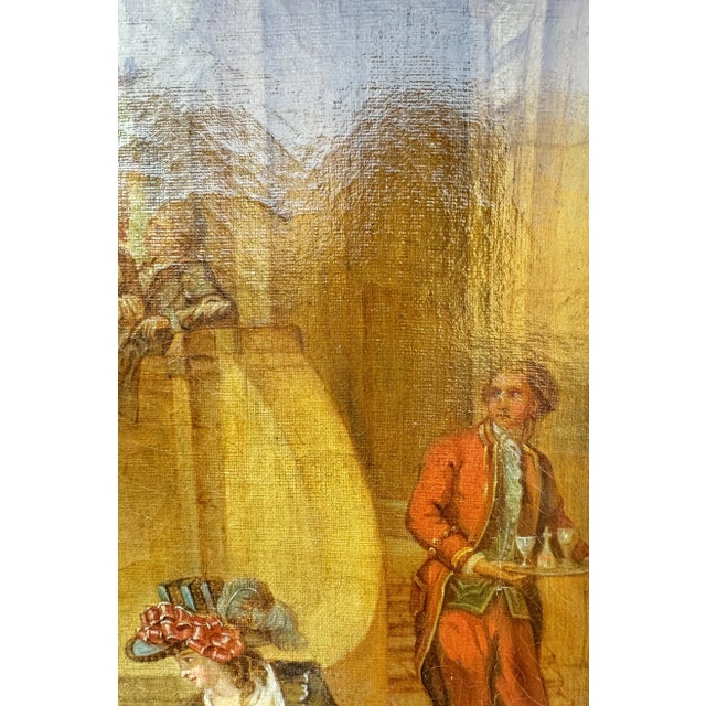Early 19th Century American Oil on Canvas Painting For Sale - Image 9 of 12