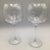 This set of 6 balloon wine glasses have two that are etched with 3 horizontal lines and one with 3 etched lines in a...