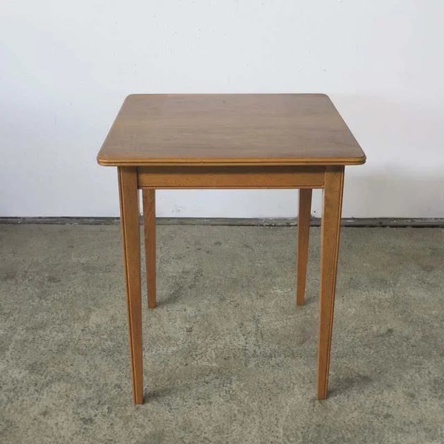 Art Nouveau Wooden Side Table, 1900s For Sale - Image 4 of 7