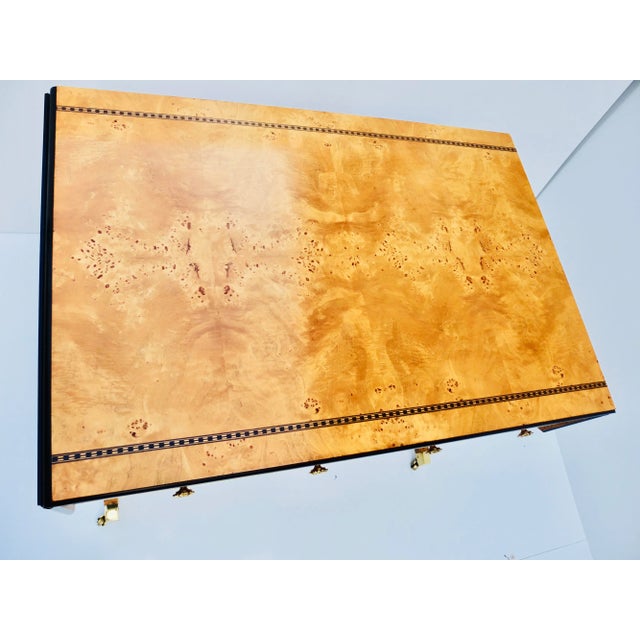 Regency Baker Writing Desk/Library Table For Sale - Image 10 of 13