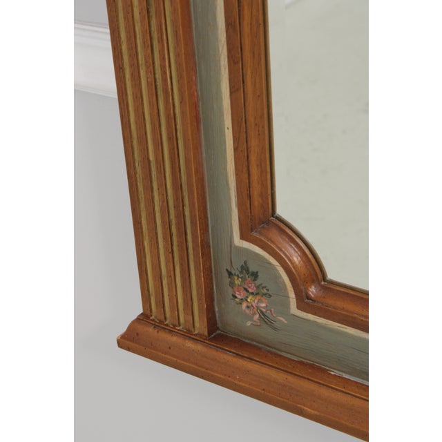 Drexel Heritage Neoclassical Trumeau Wall Mirror For Sale - Image 9 of 14