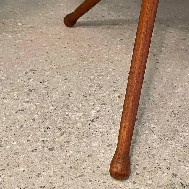 1950s Pair of Teak Folding Tray Tables by Nils Trautner for Ary Nybro, Sweden For Sale - Image 10 of 12