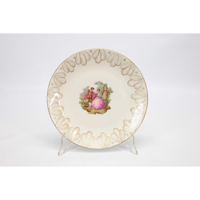 Delicate vintage decorative plate made as per the mark shown below by the bavaria company, 1950s, an elegant addition for...