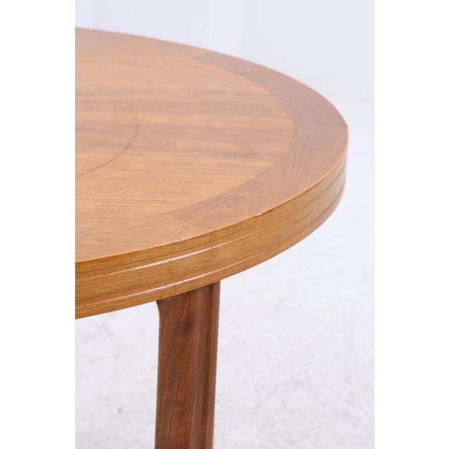 Mid-Century Round Extendable Kitchen Table in Wood, 1960s For Sale - Image 10 of 13