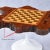 Custom Made Reversible Chess and Backgammon Live Edge Game Table For Sale - Image 13 of 13