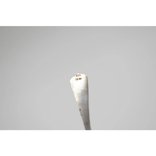 Late 19th Century Silver Salt Cellar Spoon For Sale - Image 4 of 7