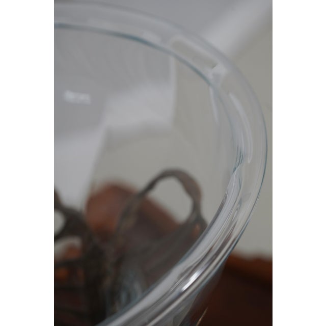 1990s Castilian Bronze & Porcelain Seahorse Design Center Piece For Sale - Image 10 of 15