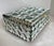 1980s Vintage Mirrored Mosaic Jewelry Box With Geometric Layered Glass Design For Sale - Image 5 of 11
