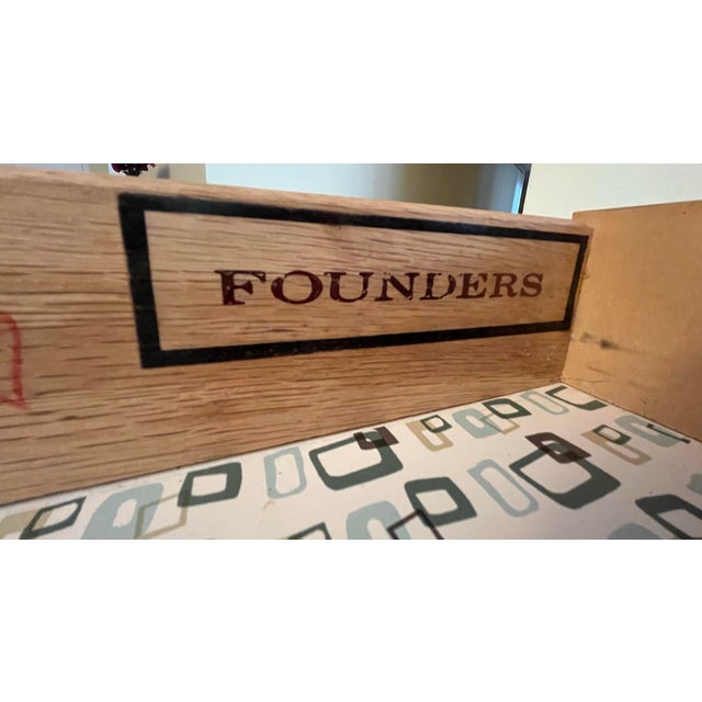 Almond 1960s Founders Light Blonde Student Desk For Sale - Image 8 of 10