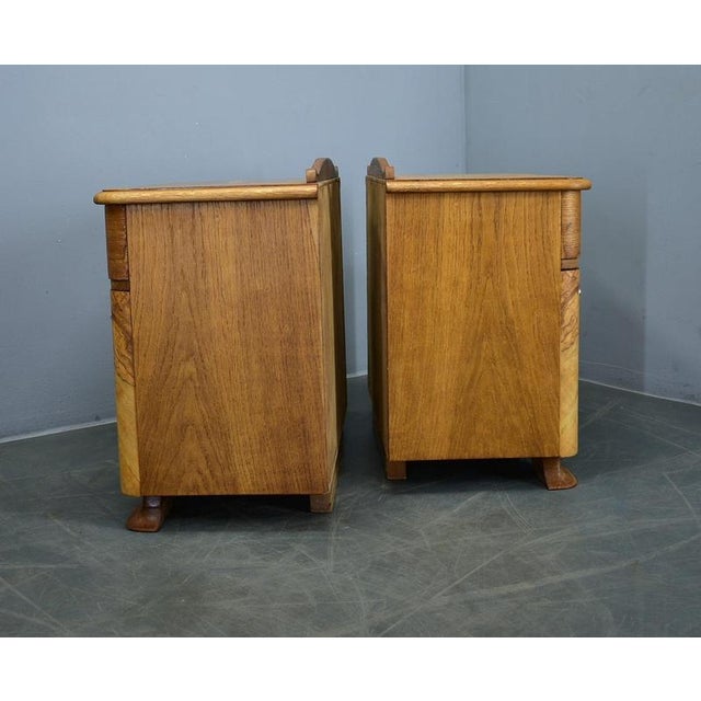 Art Deco Bedside Tables, Czechoslovakia, 1939, Set of 2 For Sale - Image 8 of 18