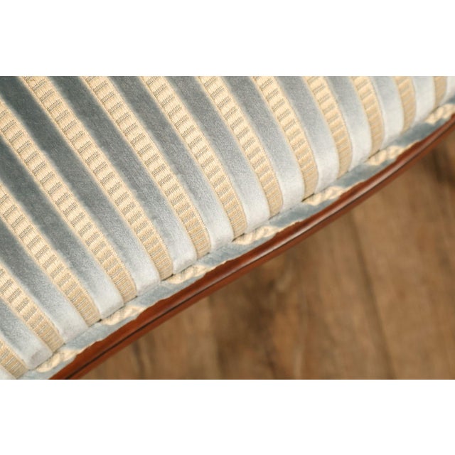 Brown Hepplewhite Style Quality Set of Four Shield Back Dining Chairs For Sale - Image 8 of 18