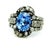 1980s Paul Matthews Victorian Revival Platinum Ring With Gia Certified 6.67ct Ceylon Sapphire & Diamonds, Size 6.5 For Sale - Image 13 of 17