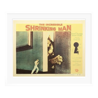 'The Incredible Shrinking Man' 1957 Original Vintage Lobby Card Framed in White For Sale