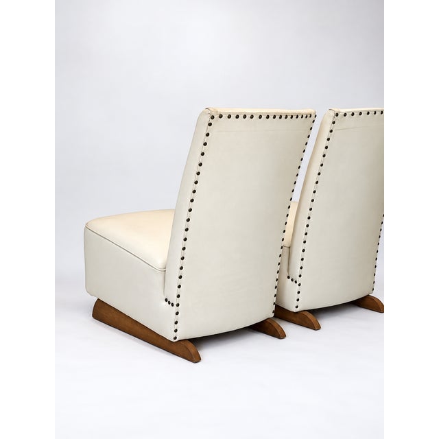 Willem Penaat Style Modernist Lounge Chairs, 1930s — Pair For Sale In Austin - Image 6 of 7