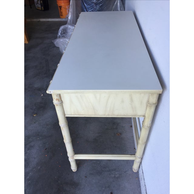 Vintage Thomasville Allegro Faux Bamboo Desk Chairish