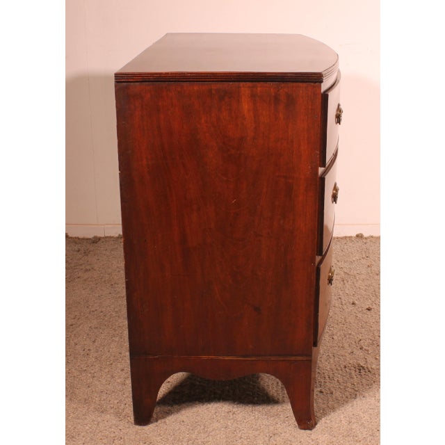 Wood Small Regency Domed Mahogany Commode, 1800 For Sale - Image 7 of 10