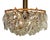 Brass and Crystal Pendant Light from Bakalowits & Söhne, 1960s For Sale
