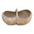 Large Early 20th Century American Oak Splint Buttocks Gathering Basket For Sale