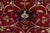 1980s Kashmar Rug 10′ X 12’11” Red Wool Traditional Hand-Knotted Oriental Carpet For Sale - Image 9 of 15