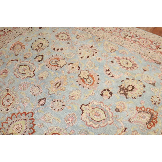 Early 20th Century Blue Persian Meshed Rug - 10'2" x 15'8" For Sale - Image 4 of 10