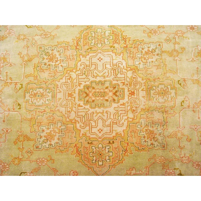 Antique Turkish Oushak Decorative Oriental Rug, in Room Size, with Muted Colors For Sale - Image 4 of 5