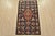 Farmhouse Qom Rug 2’7” X 4’9” Blue Wool Vintage Traditional Hand-Knotted Carpet For Sale - Image 3 of 10