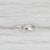 2020s New 0.45ctw Diamond Flower Pendant 14k White Gold Cable Chain 17-19" Adjustable For Sale - Image 5 of 6