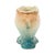 Small flowerpot or jardinière from the Art Nouveau period, crafted from crackle-glazed majolica earthenware, decorated...