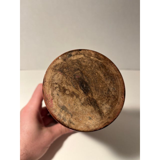 Asian Circa 1900 Antique Indonesian Karo Batak Etched Bamboo Lime Container For Sale - Image 3 of 10