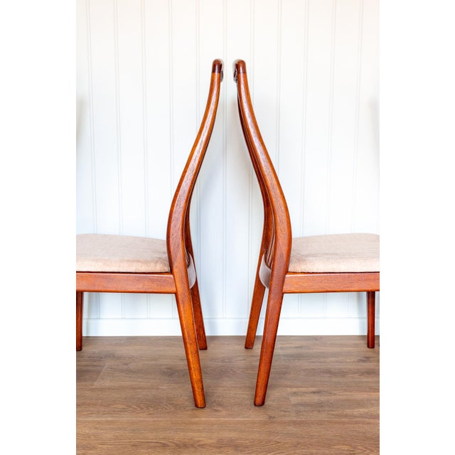 Vintage Danish Teak Dining Chairs by Preben Schou Andersen, 1970s, Set of 6 For Sale - Image 4 of 18