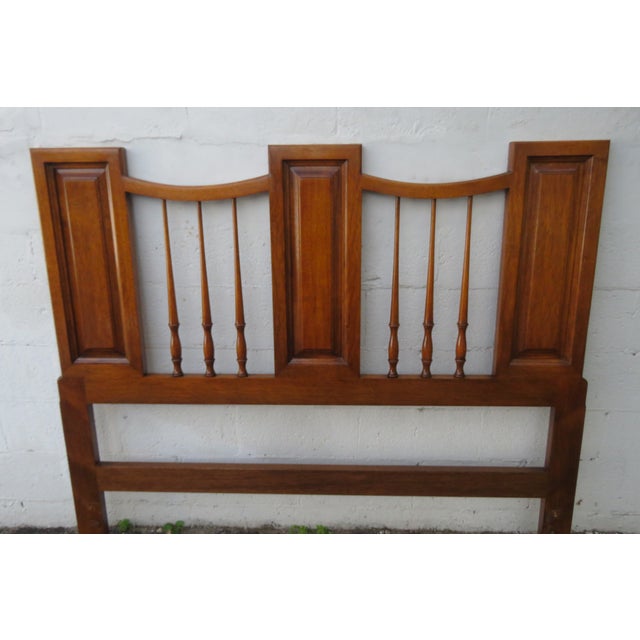 This beautiful Full Queen size Headboard is made out of wood, solid wood, and solid mahogany. It is stamped in the back...