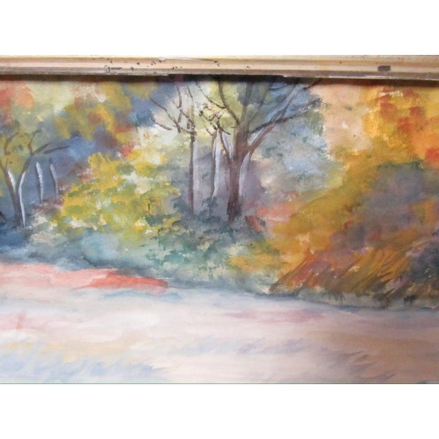 Antique English Watercolor of a Setter and Pointer Dog For Sale - Image 12 of 18