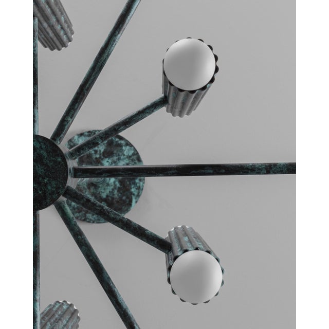 Industrial Vesta Round 24 Chandelier For Sale In Greensboro - Image 6 of 18