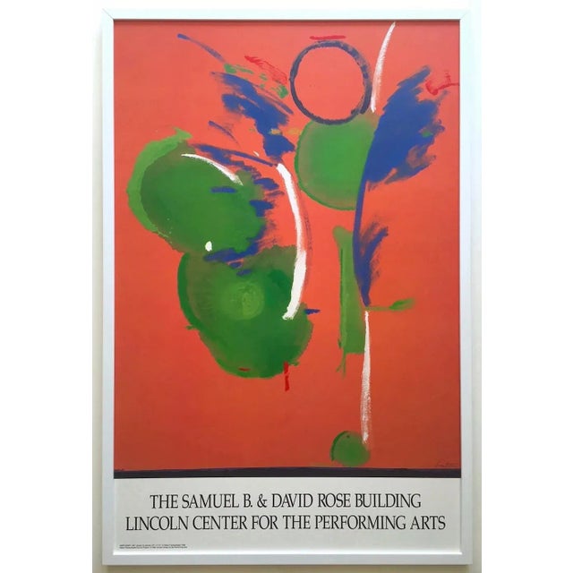 Helen Frankenthaler Vintage 1990 Lmtd Edtn Framed Abstract Expressionist Hand Pulled Original Silkscreen Print " Mary Mary " 1987 For Sale - Image 13 of 13